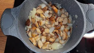 Суп грибной. Суп простой. / Mushroom soup. The soup is simple.