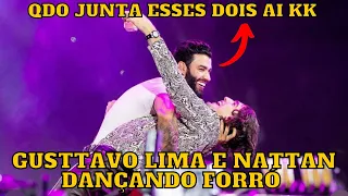 Gusttavo Lima e Nathanzinho DANÇANDO juntos um FORROZINHO no PALCO “forrozim de milhões”