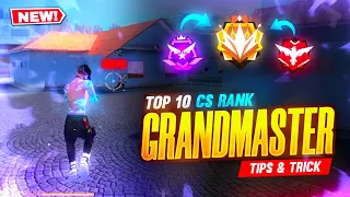 TOP 10 CLASH SQUAD RANK PUSH TIPS | HOW TO WIN EVERY CS RANK  WITH RANDOM PLAYERS | FREE FIRE TIPS