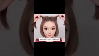 tutorial ikat rambut pendek