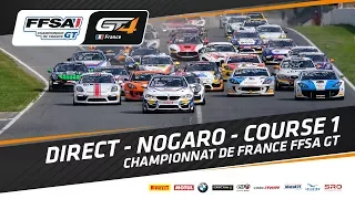 DIRECT – Nogaro Course 1 - Championnat de France FFSA GT