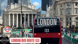 ☀️🚌 London Bus Route 133: Holborn to Streatham Sunshine Ride! 🏰🌇