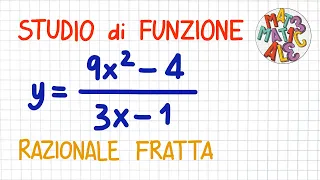 STUDIO DI FUNZIONE - funzione razionale fratta                 _ FS35