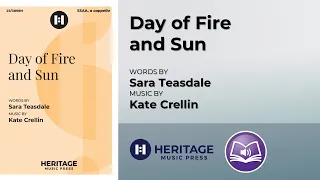 Day of Fire and Sun (SSAA, a cappella) | Kate Crellin