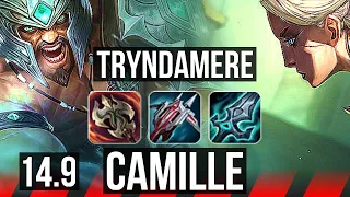 TRYNDAMERE vs CAMILLE (TOP) | 7 solo kills, 40k DMG, 13/3/11, Legendary | NA Master | 14.9