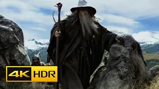 Lord of the Rings Fellowship of the Ring - The ring goes south scene in 4k HDR