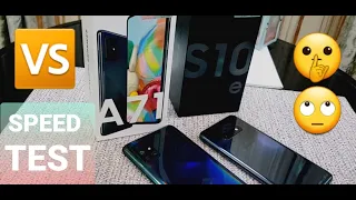 SPEEDTEST GALAXY S10E VS GALAXY A71 CAN OLD FLAGSHIP BEAT 2020 MID-RANGE 😎