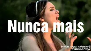 Nunca Mais , Sarah Farias (com letra).