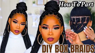 How To: Step by Step Large Box Braid Tutorial Using Some Of My Favorite BTL Products