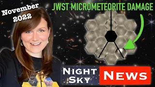 JWST's plan to avoid micrometeorites, and Artemis 1 arrives at the Moon! | Night Sky News Nov 22
