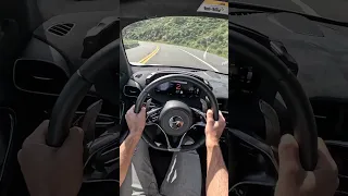 The McLaren Artura is Super Light for a Hybrid POV Drive #shorts