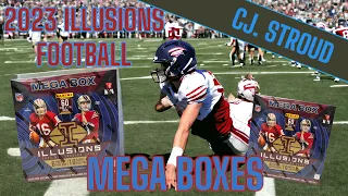 2023 ILLUSIONS Football MEGA Boxes. Stroud hit plus more.