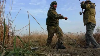 Рыбалка на сазана в конце февраля ,Тушиловка Средний канал.