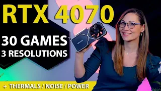 RTX 4070 Review - 30 Games Tested, 1080p, 1440p & 4K