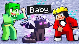 Adopting A BABY DRAGON In Minecraft!