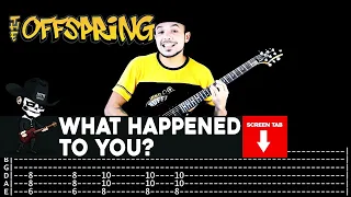 【THE OFFSPRING】[ What Happened To You? ] cover by Masuka | LESSON | GUITAR TAB