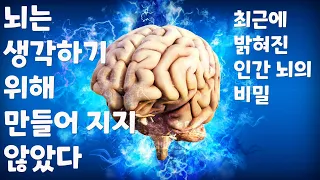 뇌는 생각이 아닌 이것을 위해 만들어졌다 I 최근에 밝혀진 뇌 진화의 비밀