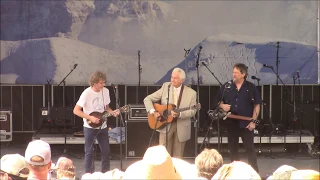Del McCoury, Sam Bush, and Jerry Douglas at the 2019 Targhee Bluegrass Festival, August 11, 2019