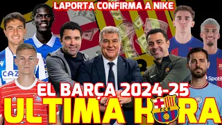 🚨 ÙLTIMA HORA BARÇA 💥 LAPORTA CONFIRMA A NIKE 🚀 EL BARÇA 2024-25 EN MARCHA | CAMBIOS EN EL STAFF