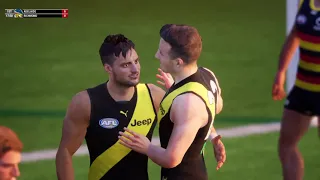 AFL Adelaide VS Richmond highlights R5 2022 AFL evolution 2