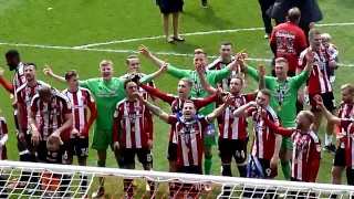 Billy Sharp Leading the Greasy Chip Butty Song