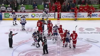 Rough stuff from the Detroit Red Wings vs Edmonton Oilers game￼