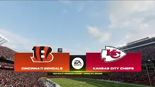 Bengals vs Chiefs Week 2 Simulation (Madden 25 Rosters)