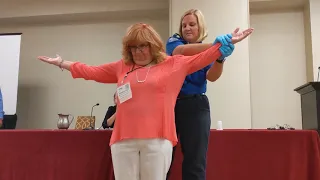 TSA Pat-Down Demo with an Ostomy