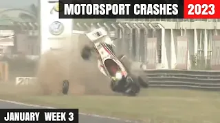 Motorsport Crashes 2023 January Week 3