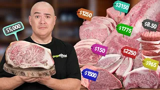 10 levels of Wagyu, $1 to $1,000!