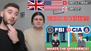 British Couple Reacts to FBI vs CIA - How Do They Compare?