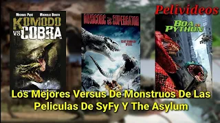 Las Peliculas Versus De Los Monstruos De SyFy Y The Asylum | Pelivideos Oficial