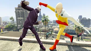 GTA V - Ragdolls And Fails Compilation V.45 ( Saitama Vs Satoru Gojo / Epic Ragdolls )