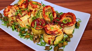 РУЛЕТЫ ИЗ ЦУКИНИ С КУРИЦЕЙ/ Кабачковый рулет с курицей/ Простые рецепты/Красивая подача/Кухня Ирины!