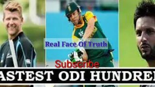 AB de Villiers fastest 100 of all time.Reality News