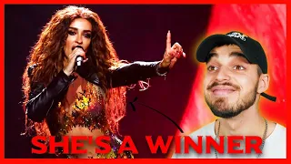 REACT to  Eleni Foureira - Fuego - Cyprus - LIVE - Grand Final - Eurovision 2018