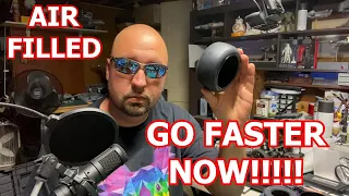 AIR FILLED REAR TIRES IN NPRC DRAG CAR | GO FASTER | REACTIONS | VOODOOS | WOW!!!