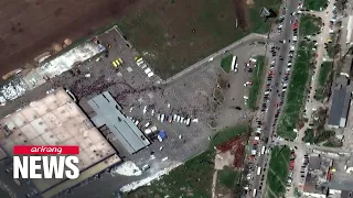 Satellite images show Ukraine steel plant reduced to ruins