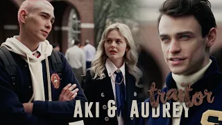 Aki & Audrey (+ Max) | traitor [gossip girl +1x03]