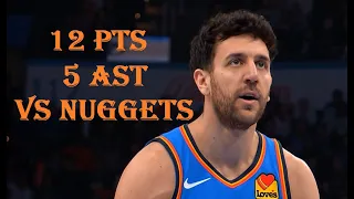 Vasilije Micic 12 Pts 5 Ast Denver Nuggets vs Oklahoma City Thunder HIGHLIGHTS