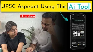 UPSC Aspirant Taking Live Demo of PAiGPT | Best Ai Tool for UPSC Prep