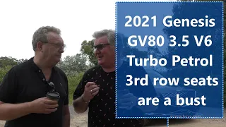 Genesis GV80 3.5 V6 Review 3rd row seats and tight cornering