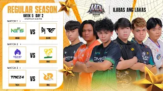 🔴LIVE | MDL PH S3 | FILIPINO-Week 5 Day 2