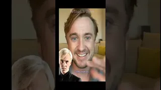 Tom Felton imitating Harry Potter characters  #harrypotter  #shorts #viral