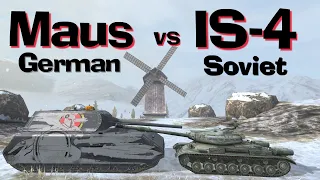 WOT Blitz Face Off || Maus vs IS-4