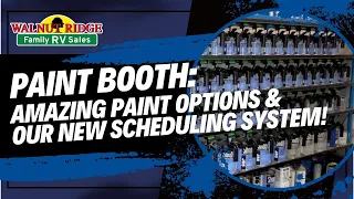 Paint Booth: Amazing Paint Options & Our New Scheduling System!