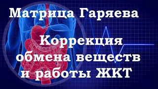 Часть 1 Коррекция Обмена Веществ и Работы Пищеварительного Тракта 🎧Матрица Гаряева💠Исцеление Звуком