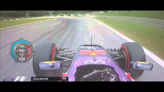 F1 2015 - Kvyat Onboard Lap In Austria[HD]