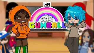 My childhood Fandoms react to the Amazing World Of Gumball || Part 2/4 || TW : glitching || Angst?