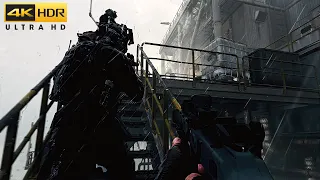 MODERN WARFARE II Dark Water Oil Rig 4K HDR Gameplay MW2 Next Gen Realistic Graphics Call Of Duty